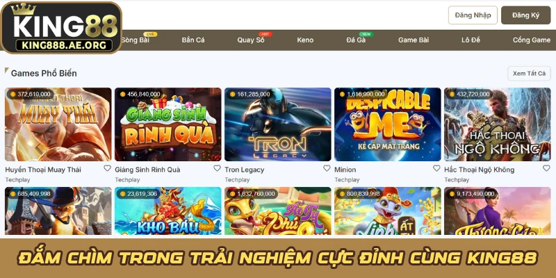 Đắm chìm trong trải nghiệm cực đỉnh cùng KING88 Đắm chìm trong trải nghiệm cực đỉnh cùng KING88